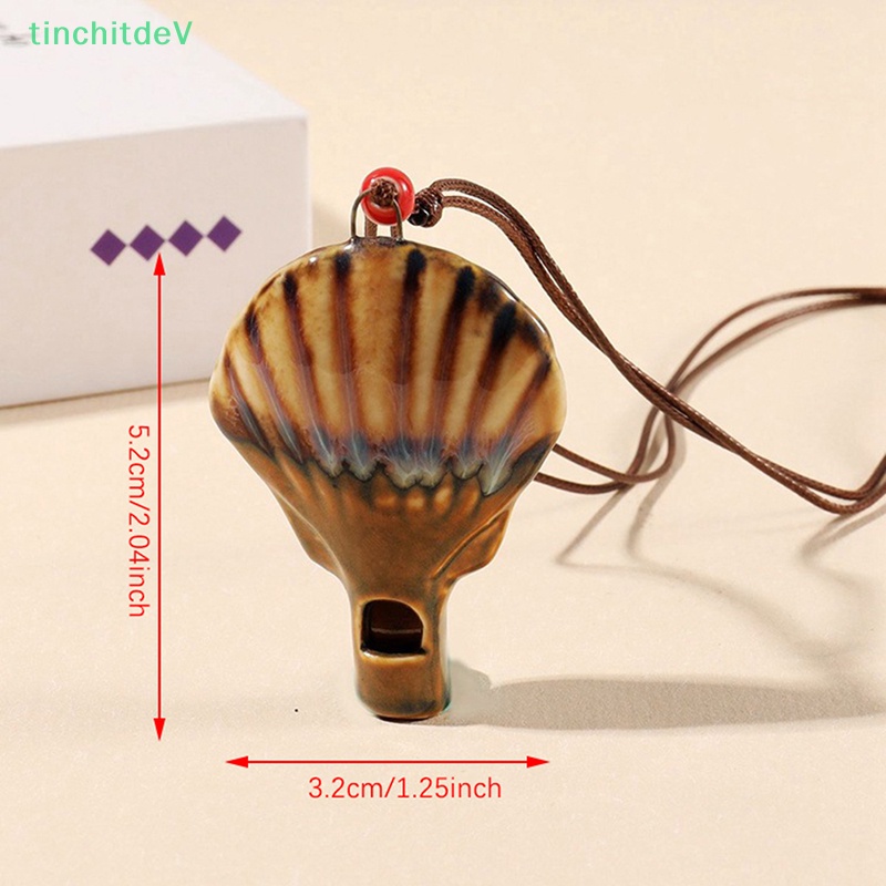 [TinchitdeV] Vòng cổ Mặt Hình Vỏ Sò Bằng Gốm Nhiều Màu Cho Nữ [Mới]
