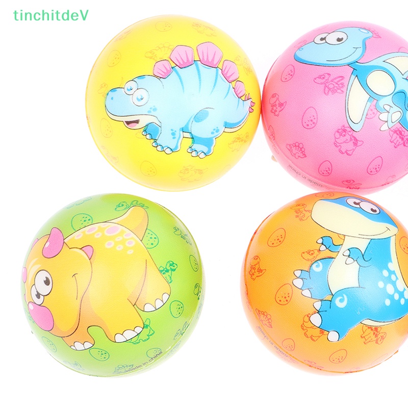 Quả Bóng PU Đồ Chơi Giảm Căng Thẳng Hình Khủng Long Hoạt Hình 63mm Dành Cho Trẻ Em