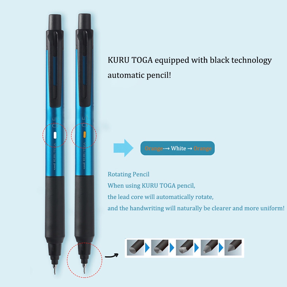 Bút Chì Bấm UNI M3 / 5-KS Ngòi 0.3 / 0.5mm Màu Sắc Đơn Giản