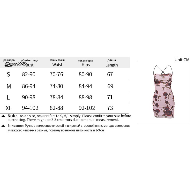 Đầm Ngắn Hở Lưng Dáng Ôm In Họa Tiết Hoa Thời Trang 2023 Cho Nữ