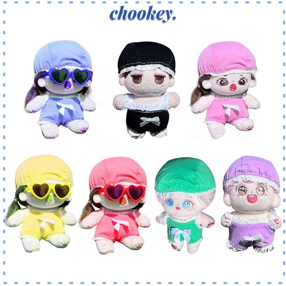 CHOOKEY Bộ Quần Áo Ngủ Kèm Băng Đô Dễ Thương Dành Cho Búp Bê 1 / 12BJD