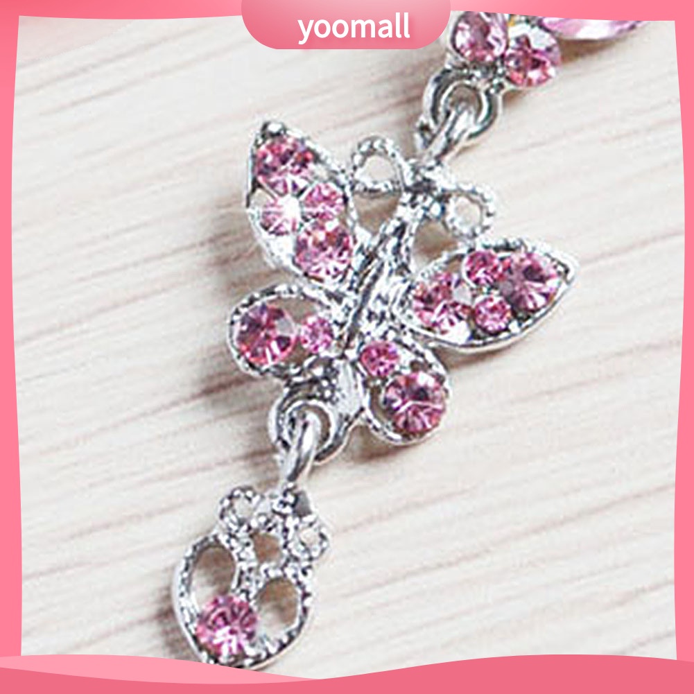 Khuyên Rốn Hình Bướm Đính Đá Thời Trang