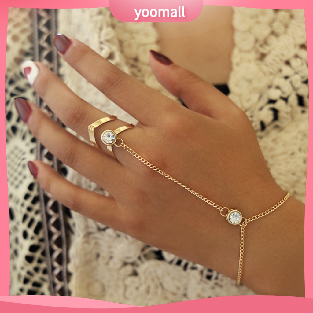 Bộ Nhẫn Đeo Ngón Tay Hình Mũi Tên Rỗng Đánh Bóng Điều Chỉnh Được Dành Cho Bạn Nữ Mặc Mỗi Ngày