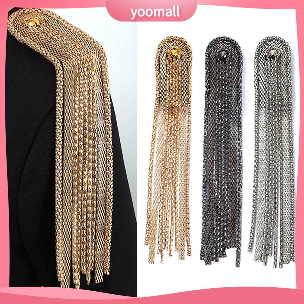 Ghim Cài Áo Trang Trí Phối Dây Tua Dài Cổ Điển DIY