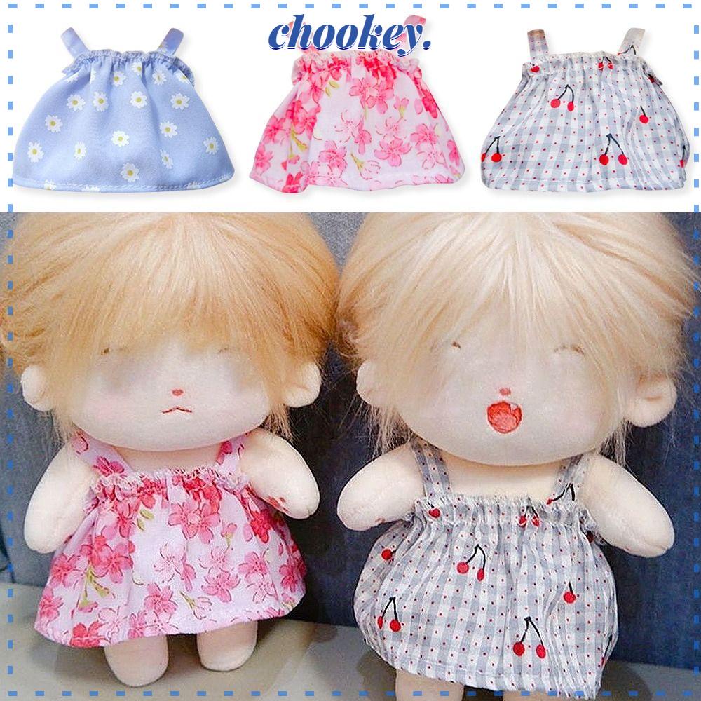 CHOOKEY Đầm Đồ Chơi Búp Bê 20cm Họa Tiết Hoa