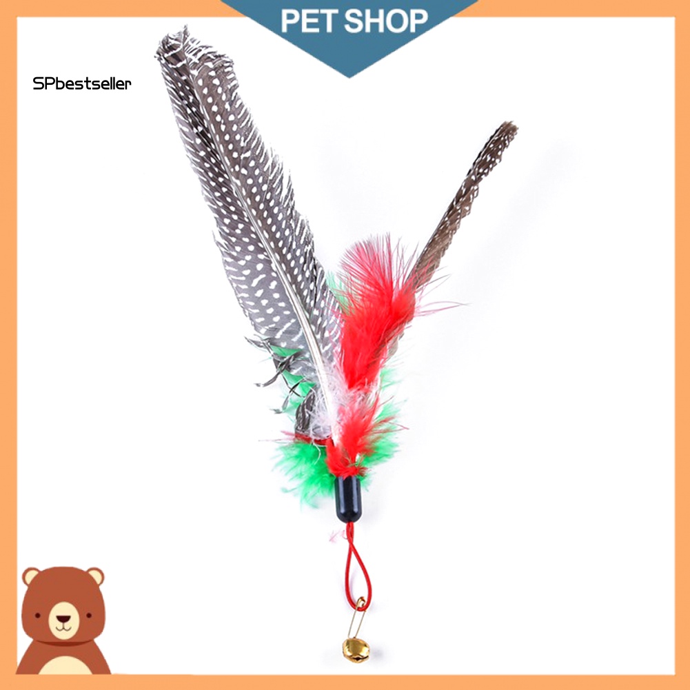 Gậy Gắn Lông Vũ Dùng Làm Đồ Chơi Tương Tác Với Mèo Cưng