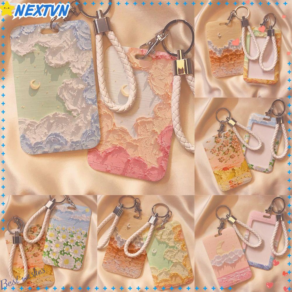 NEXTVN Ví Đựng Thẻ Bằng Nhựa Họa Tiết Hoạt Hình Cho Nam Nữ