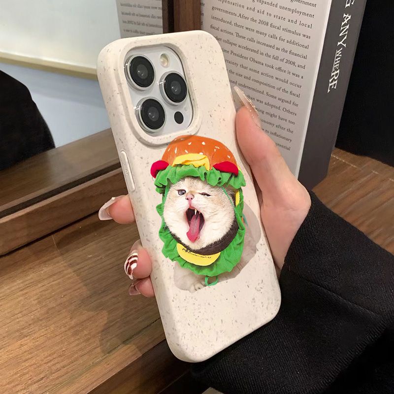 Ốp Điện Thoại Mềm Chống Sốc In Hình Hamburger EVWY Cho Iphone 12 13 8 7Plus 14Promax 11