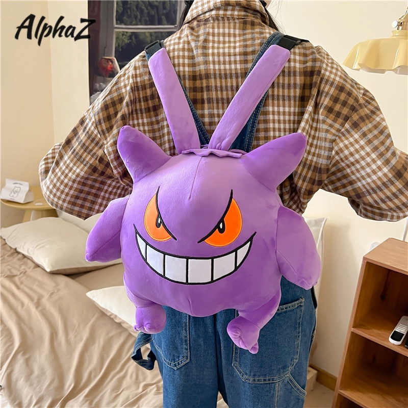 Ba Lô Đeo Vai Đi Học Cỡ Lớn Phối Lông Kiểu Hoạt Hình Dễ Thương Cho Các Cặp Đôi