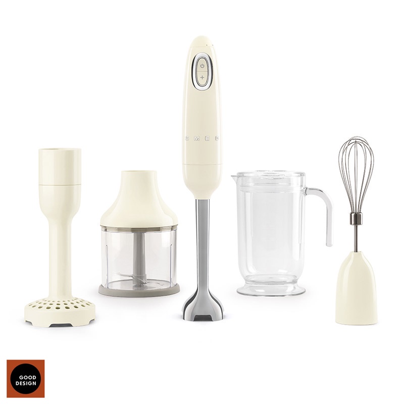 Máy Xay Cầm Tay Smeg HBF02, Máy Xay Đồ Ăn Dặm, Thiết Kế Đẹp, Xay Nhanh, Công Suất 700W, Nhập Đức, BH 12 Tháng