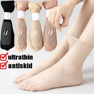 1 đôi vớ ngắn siêu mỏng xuyên thấu chống trượt mềm mại
