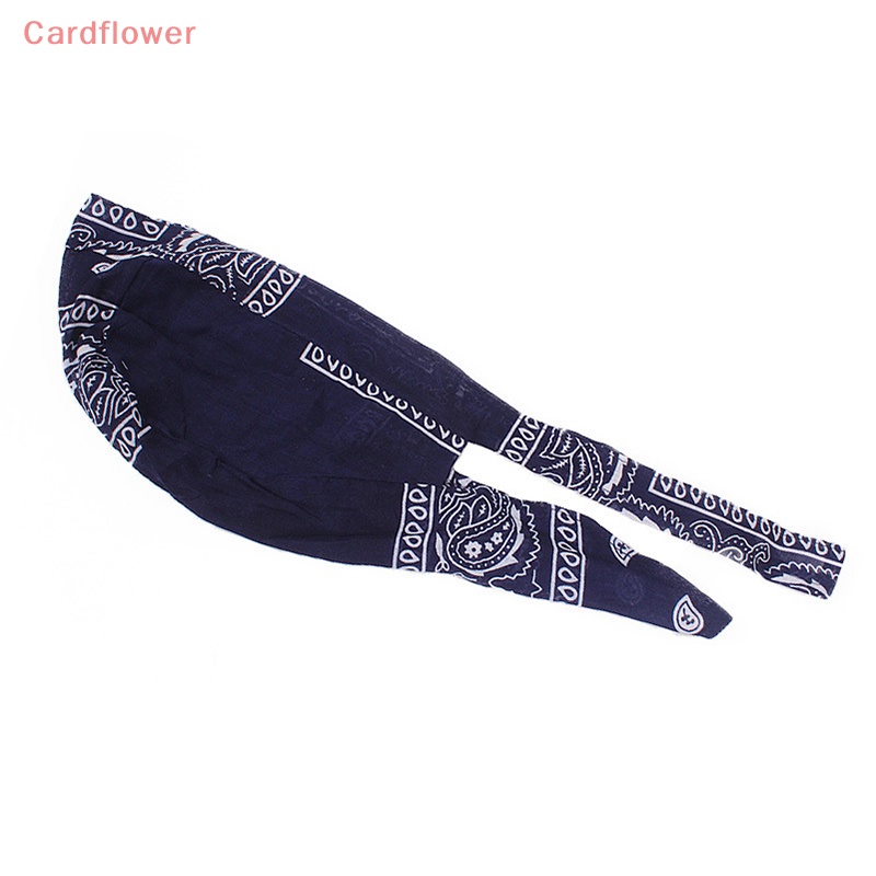 < Cardflower > Khăn Trùm Đầu Bandana Bằng Cotton Phong Cách Cướp Biển Hip hop Mới Dành Cho Nam Và Nữ