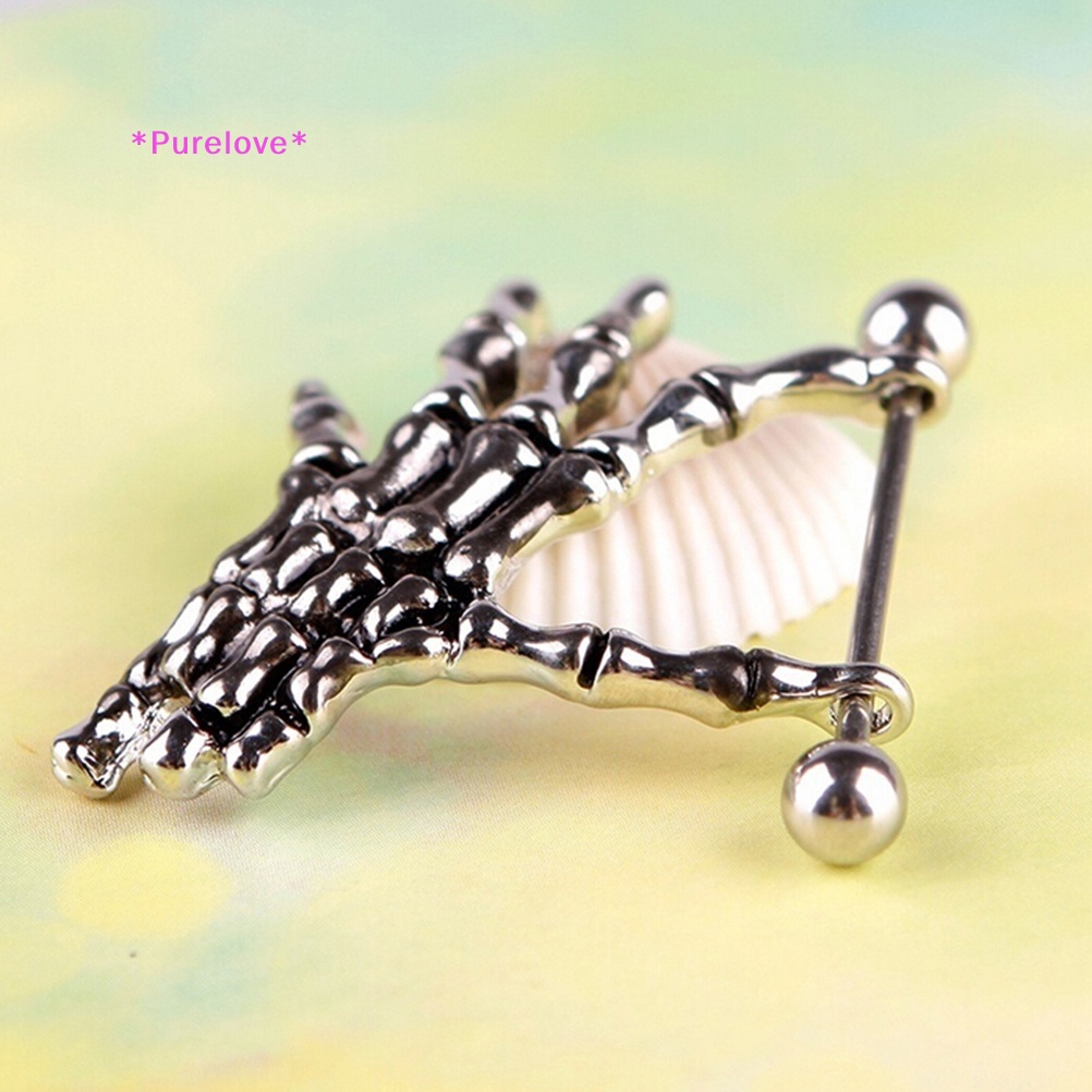 Nhẫn Hình Đầu Lâu Cá Tính 14G Mới