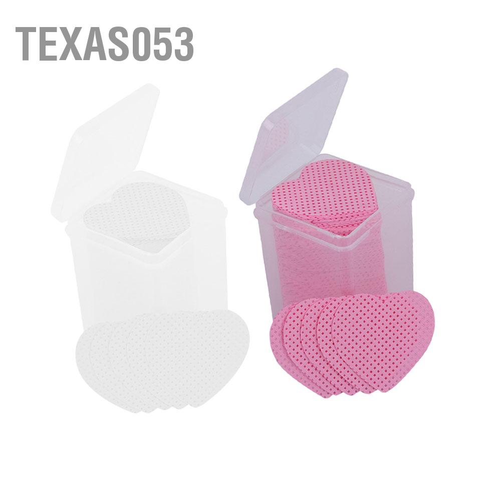 Texas053 200 Cái Lint Free Nail Wipes Soft Remover Pad Cây nối mi Keo làm sạch