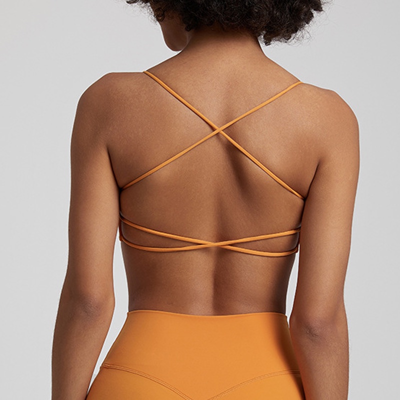 Áo ngực thể thao yoga ANRAN không gọng hở lưng thời trang quyến rũ dành cho nữ