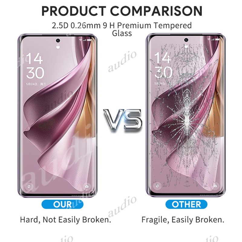 Set 3 Kính Cường Lực 3D Bảo Vệ Màn Hình Điện Thoại Oppo Reno 10 Pro Plus 10Pro 10Pro + 5G 2023 Oppo Reno10 Pro + Pro + 5G