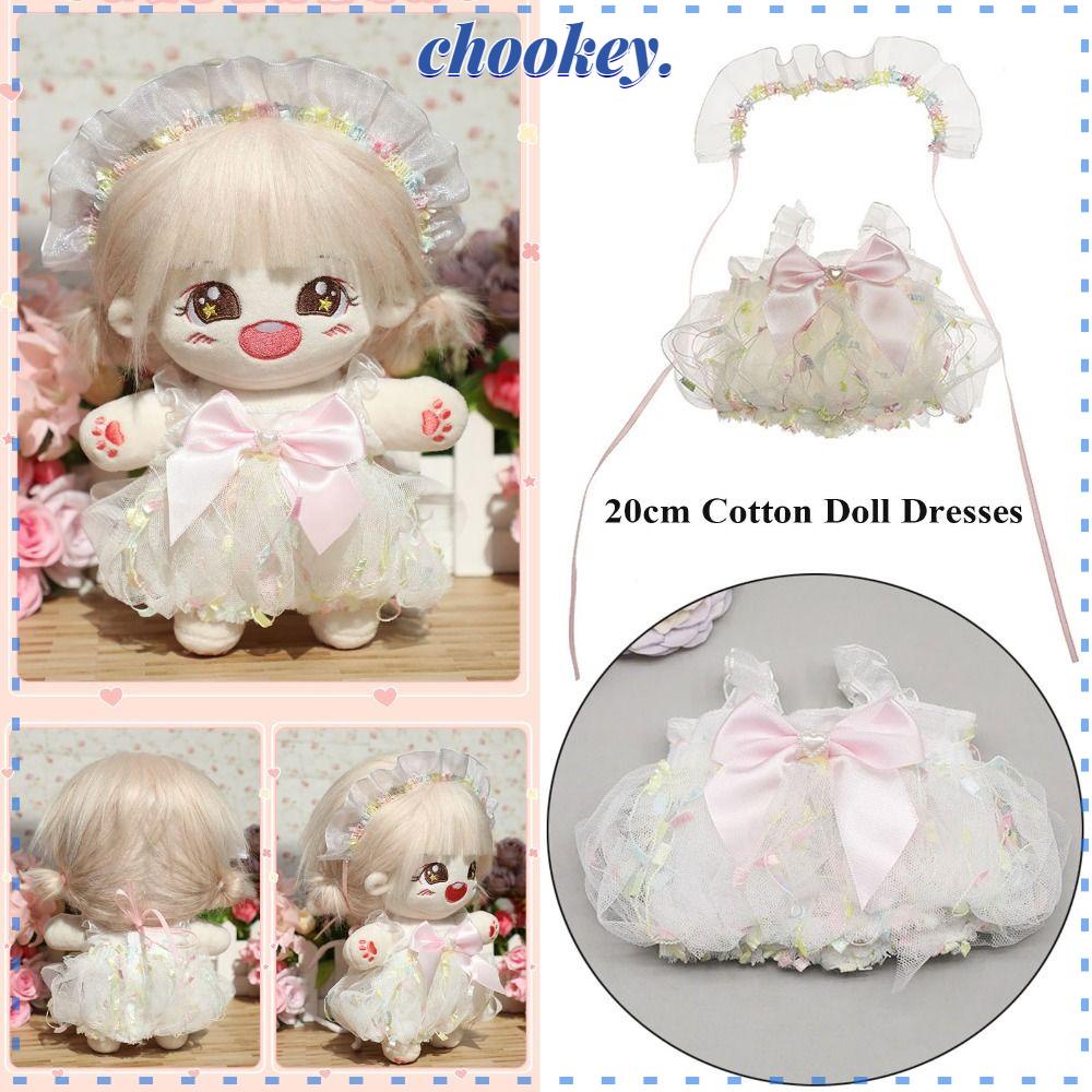 Đầm Búp Bê EXO Nhồi Bông Kèm Băng Đô Thời Trang Xuân Hè Xinh Xắn