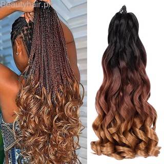 Bím Tóc Giả 22 Inch Màu Ombre Thời Trang