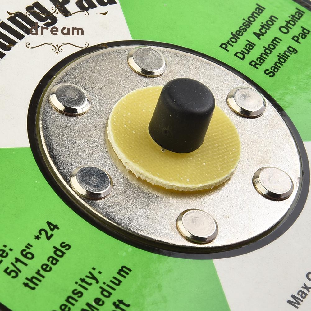 【DREAMLIFE】Sanding Pad Plate Polish Sanding 125mm 5inch Abrasive Backing Loop Pad