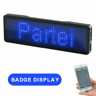 Dharma Name Tag Led Digital Bluetooth Bisa Diprogram