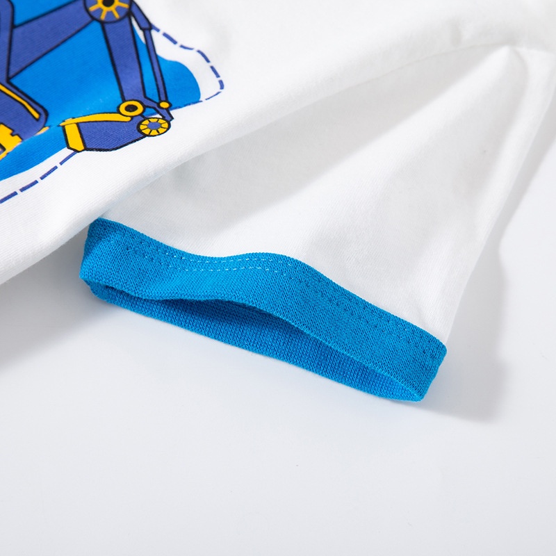 Áo Thun Tay Ngắn Chất Liệu 100% Cotton In Hoạ Tiết 3D Thời Trang 2023 Cho Bé