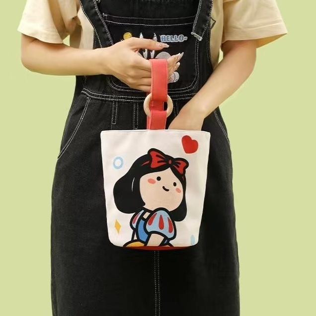 Túi xách tay thông thường ban đầu dễ thương bento sinh viên với túi xách hộp ăn trưa