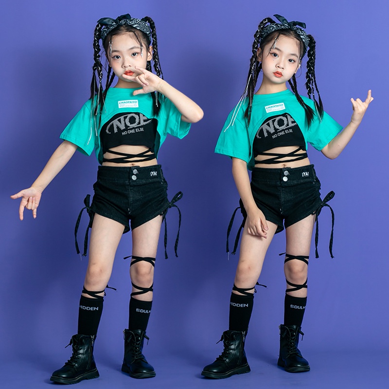 Bộ Trang Phục Biểu Diễn Hip-Hop Thời Trang Cho Nữ