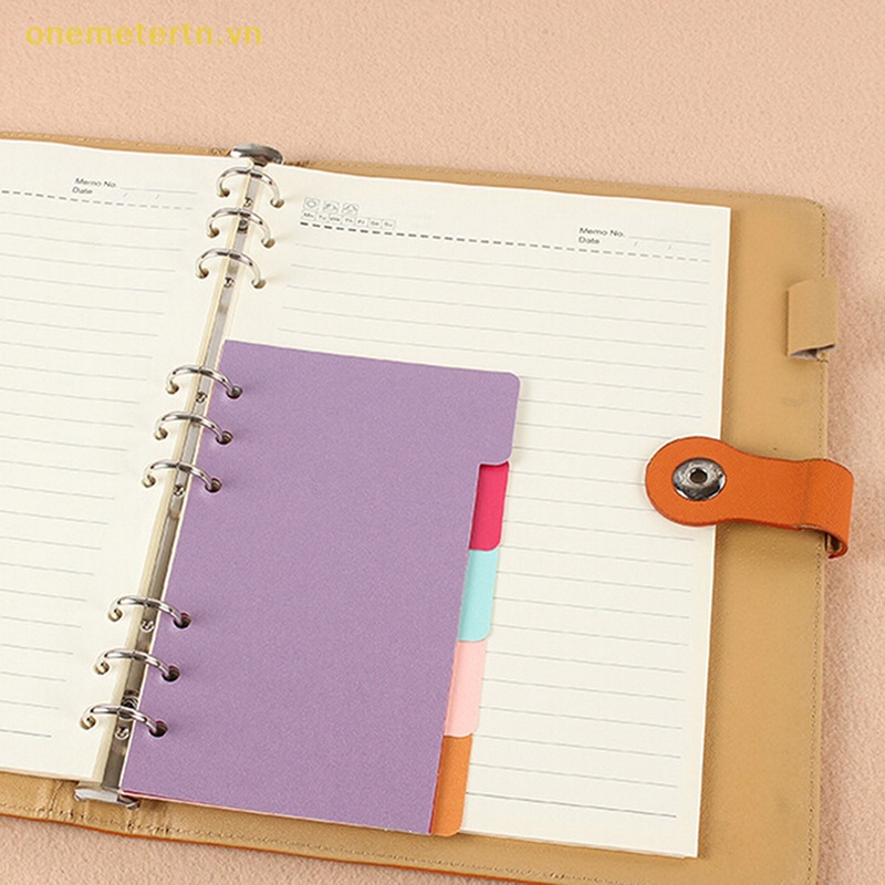 Set 5 Tờ Giấy Lót Trong 6 Lỗ Tiện Dụng