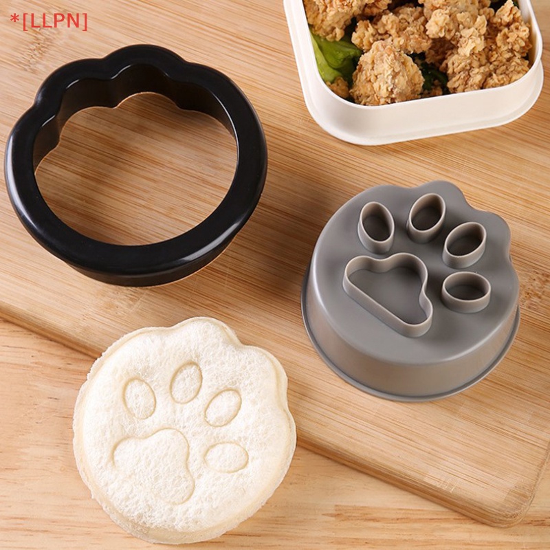 Khuôn Cắt Bánh Sandwich Mini Hình Chân Mèo Hoạt Hình Cho Bé
