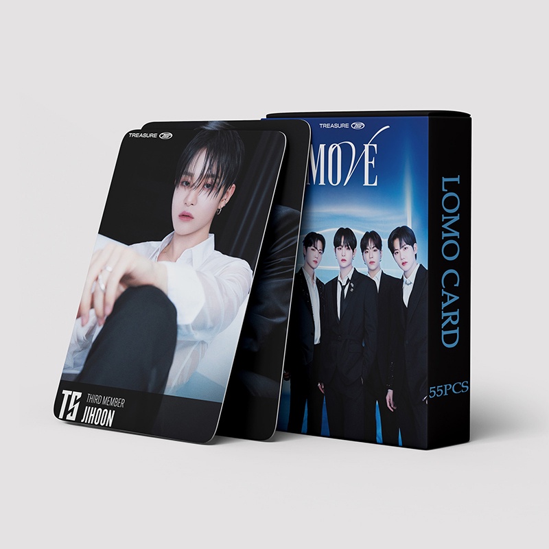 TREASURE Card Set 55 Tấm Thẻ Ảnh MOVE Kpop Lomo Card Hình Nhóm Nhạc