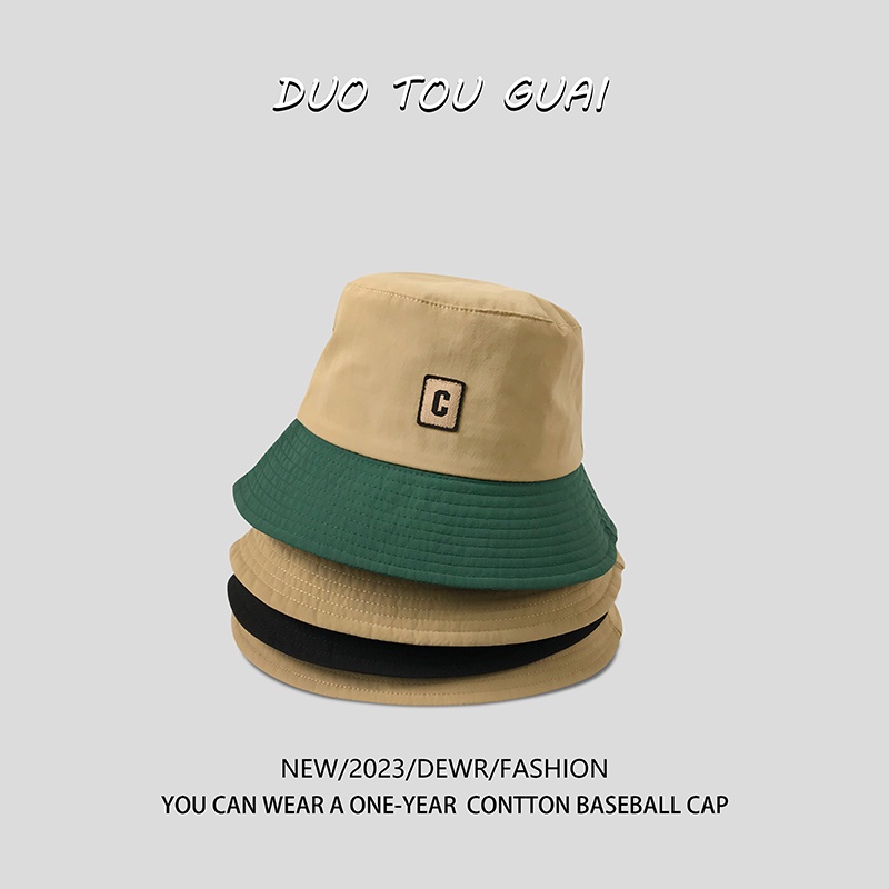 Nón Tai Bèo In Chữ C Màu Sắc Thời Trang Xuân Hè Phong Cách Nhật Bản Cho Nữ