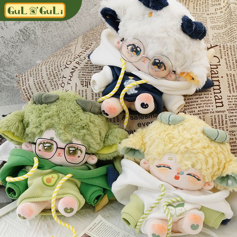 Búp Bê Nhồi Bông Cotton 20CM Thiết Kế Mới Xinh Xắn Đáng Yêu
