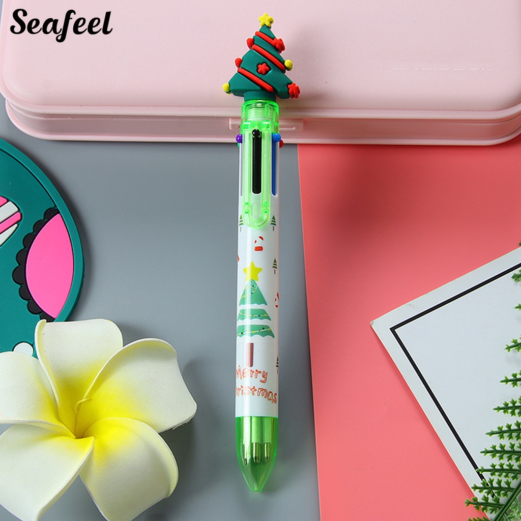 Set 2 Bút Bi 6 Màu Sắc Đáng Yêu