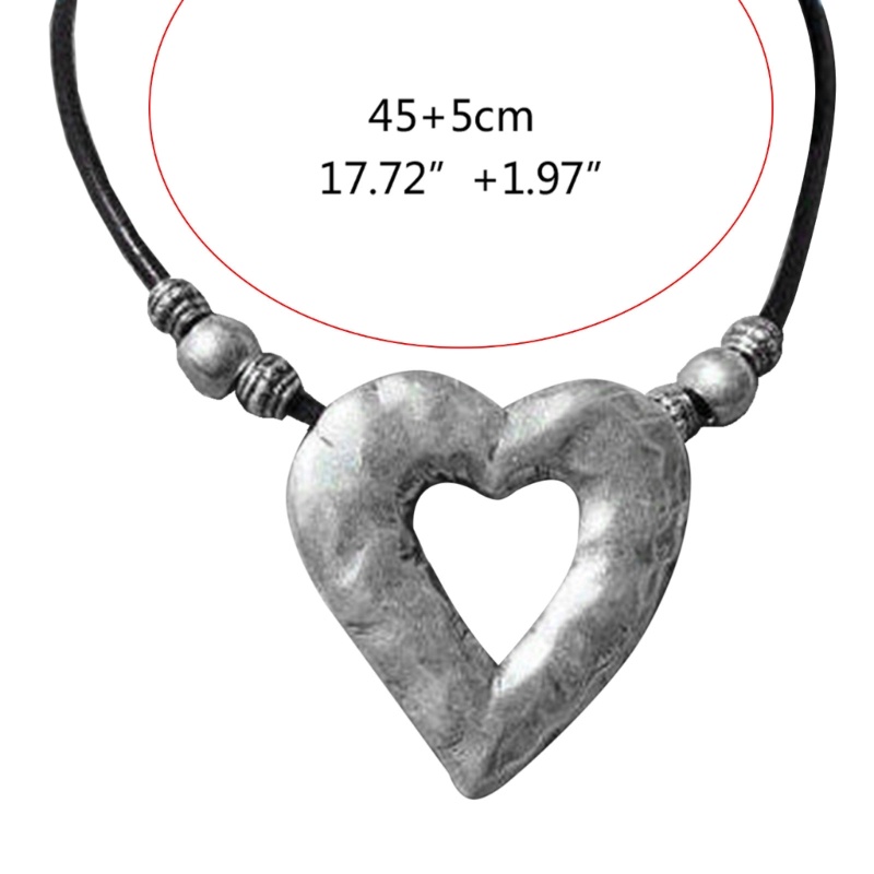 Vòng Cổ Chuỗi Hạt Trái Tim Phong Cách Tối Giản Cho Nữ