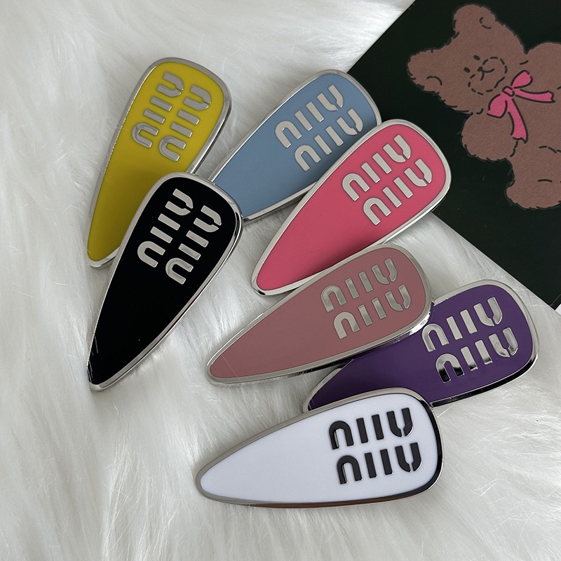 Kẹp Tóc Mỏ Vịt Kim Loại Cao Cấp Màu Sắc Chữ Cái Nổi Bật