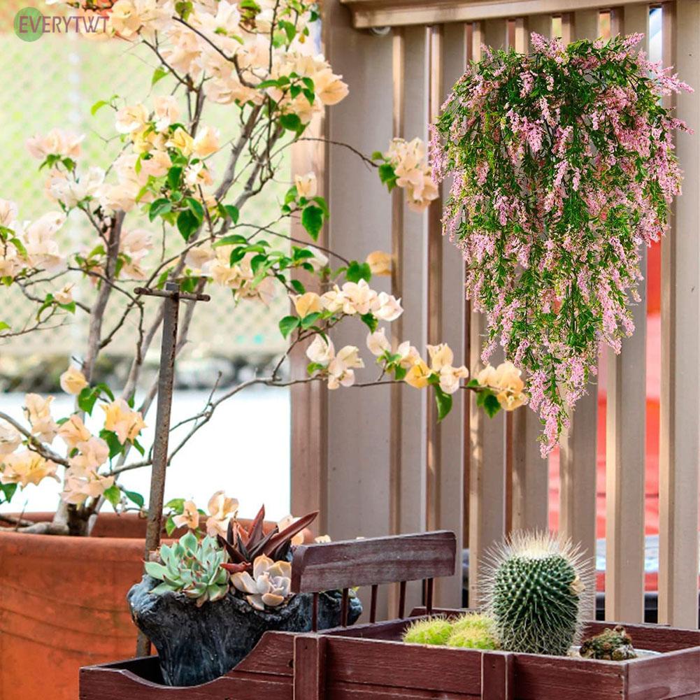 ⭐24H SHIPING ⭐Artificial Fake Flowers Hanging Plants  Vine Plant Indoor Outdoor Decor