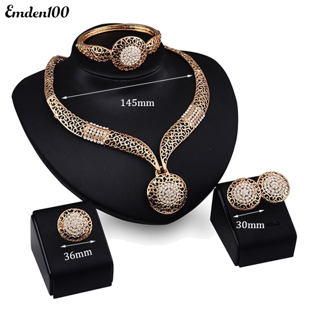 Bộ 4 Phụ Kiện Trang Sức Thời Trang Nữ Tính