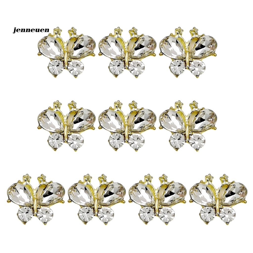 Set 10 Bươm Bướm 3D Trang Trí Móng Tay Nghệ Thuật