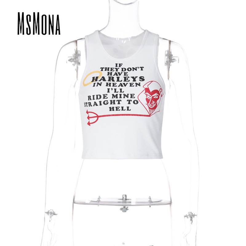 Áo Thun Mỏng Hở Eo In Chữ Thời Trang 2023 Cho Nữ