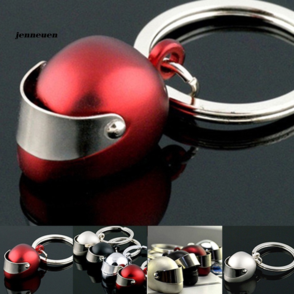 Móc Khóa Kim Loại Hình Nón Bảo Hiểm Xe Máy Cá Tính Sáng Tạo Mới