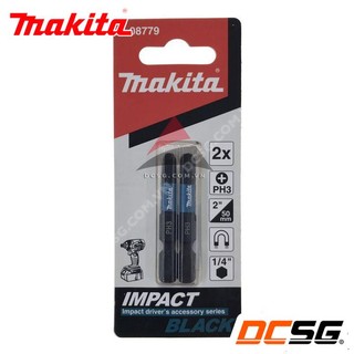 Mũi vít Impact Black PH3/50mm Makita E-08779 (2 cái/bộ) | DCSG