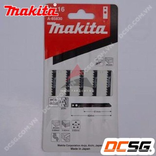 Lưỡi cưa lộng chuyên cắt lượn gỗ Makita No.16 (chuôi có lỗ) | DCSG