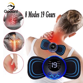  Gooant EMS Máy Mát Xa Cổ Vai Và Cổ Mini Bằng Điện Kèm Sạc USB Tiện Dụng Cho Gia Đình 