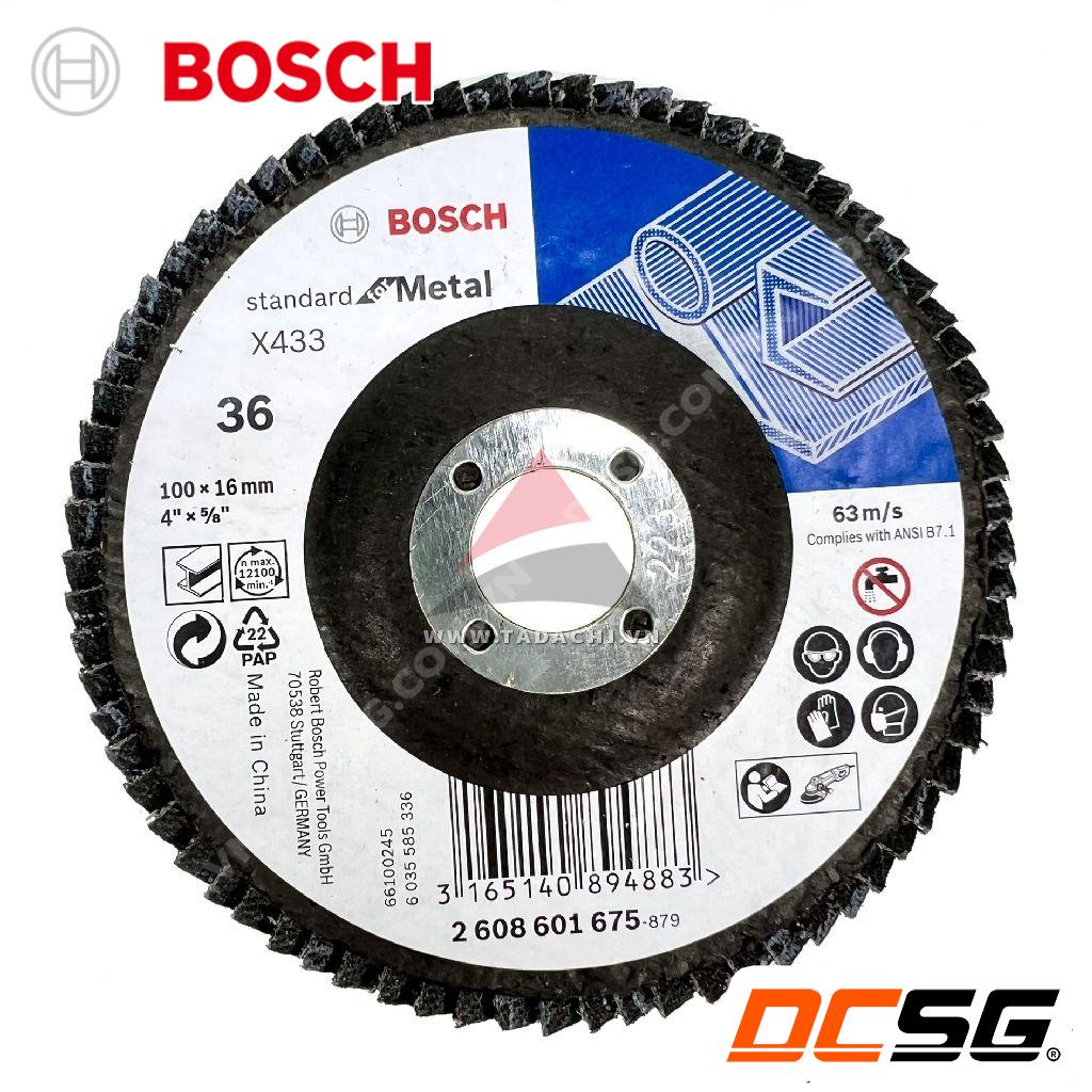 Đĩa nhám xếp Alox 100mmx16mm Bosch  | DCSG