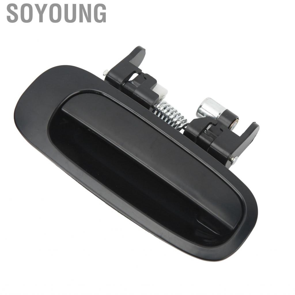 Soyoung Rear Right Door Handle Easy Install 69230 02040 Exterior Black for Car