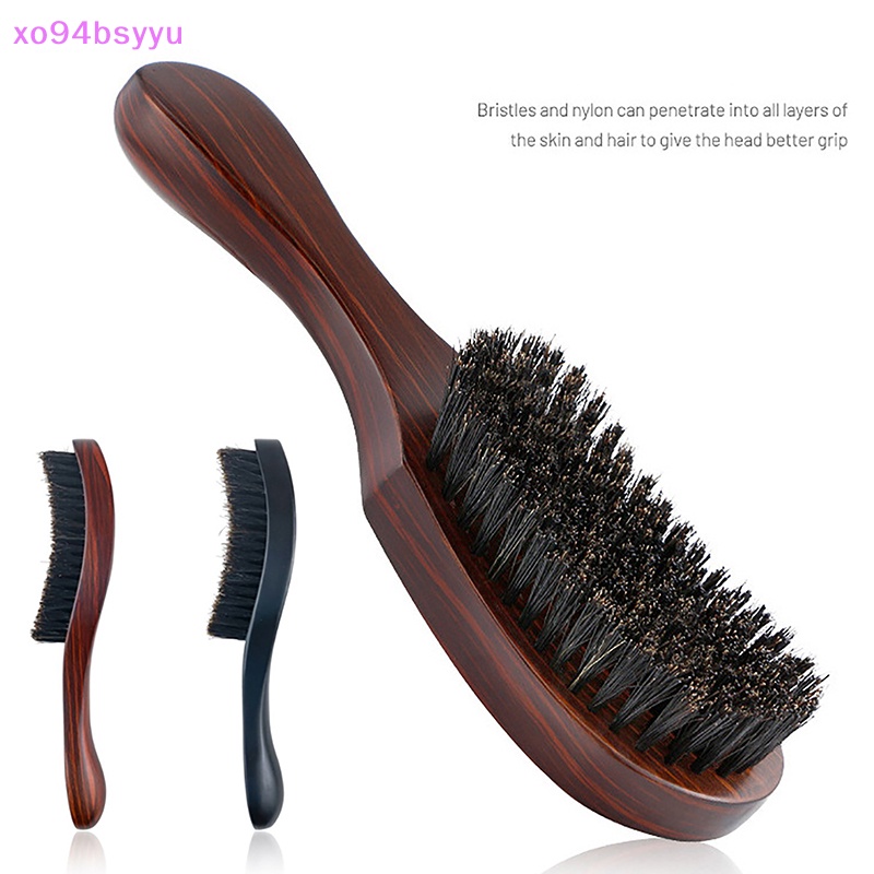 Lược Chải Râu Xo94Bsyu Tay Cầm Bằng Gỗ Chống Tĩnh Điện Dành Cho Nam Giới