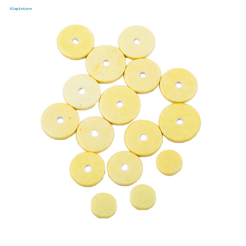 Set 16 Miếng Đệm Bằng Da Thật Thay Thế Cho Nhạc Cụ Sáo