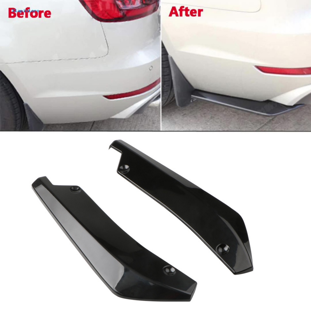 1 Cặp Vây Cá Mập Khuếch Tán Cản Sau Xe Hơi Chống Trầy Xước Dễ Lắp Đặt
