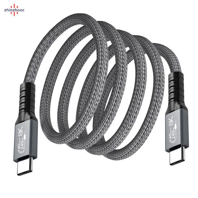 Dây Cáp Sạc Nhanh vip Usb 4.0 Hai Đầu 8k 40gbps Pd 240w Cho Thunderbolt 4