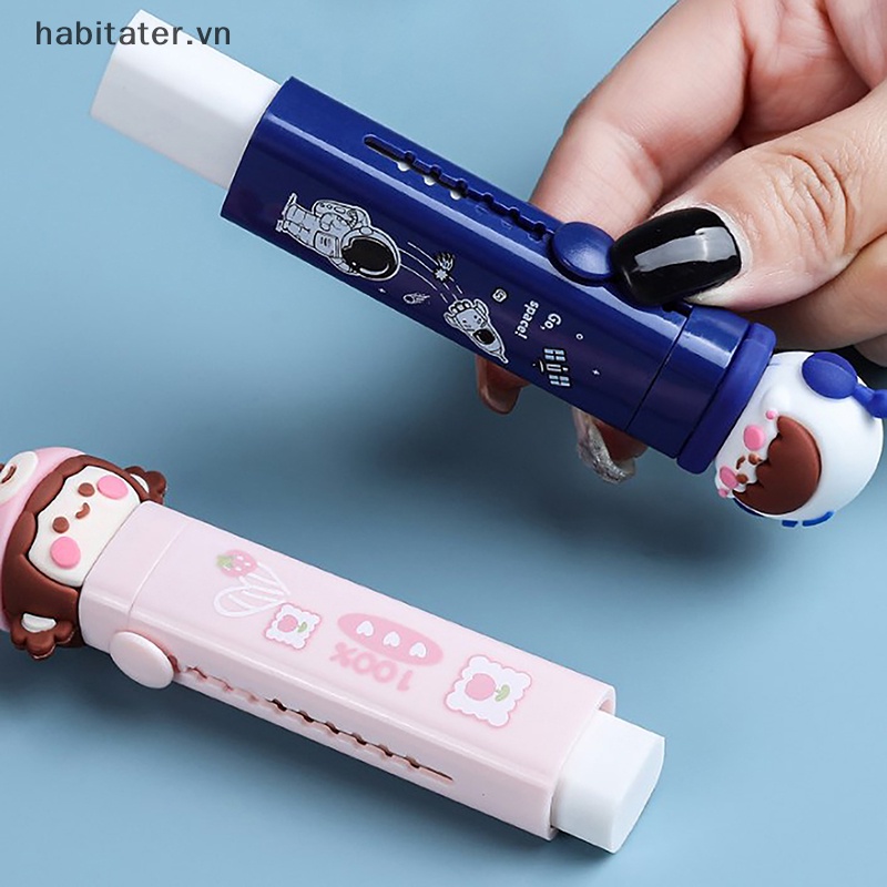 Cục Tẩy Bút Chì Hình Bàn Chân Mèo Bằng Cao Su Dễ Thương Có Thể Thu Gọn Cho Học Sinh / Văn Phòng